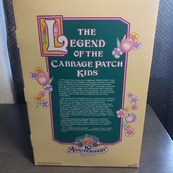 1992 Cabbage Patch Kids 10th Anniversary Edition No.31960 - Picture 5 of 10